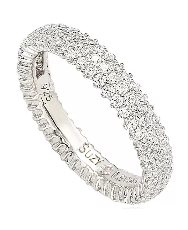 Кольцо-Кольцо Suzy Levian из стерлингового серебра с микропаве из белых кубических цирконий Suzy Levian New York, silver
Кольцо-Кольцо Suzy Levian из стерлингового серебра с микропаве из белых кубических цирконий Suzy Levian New York, silver