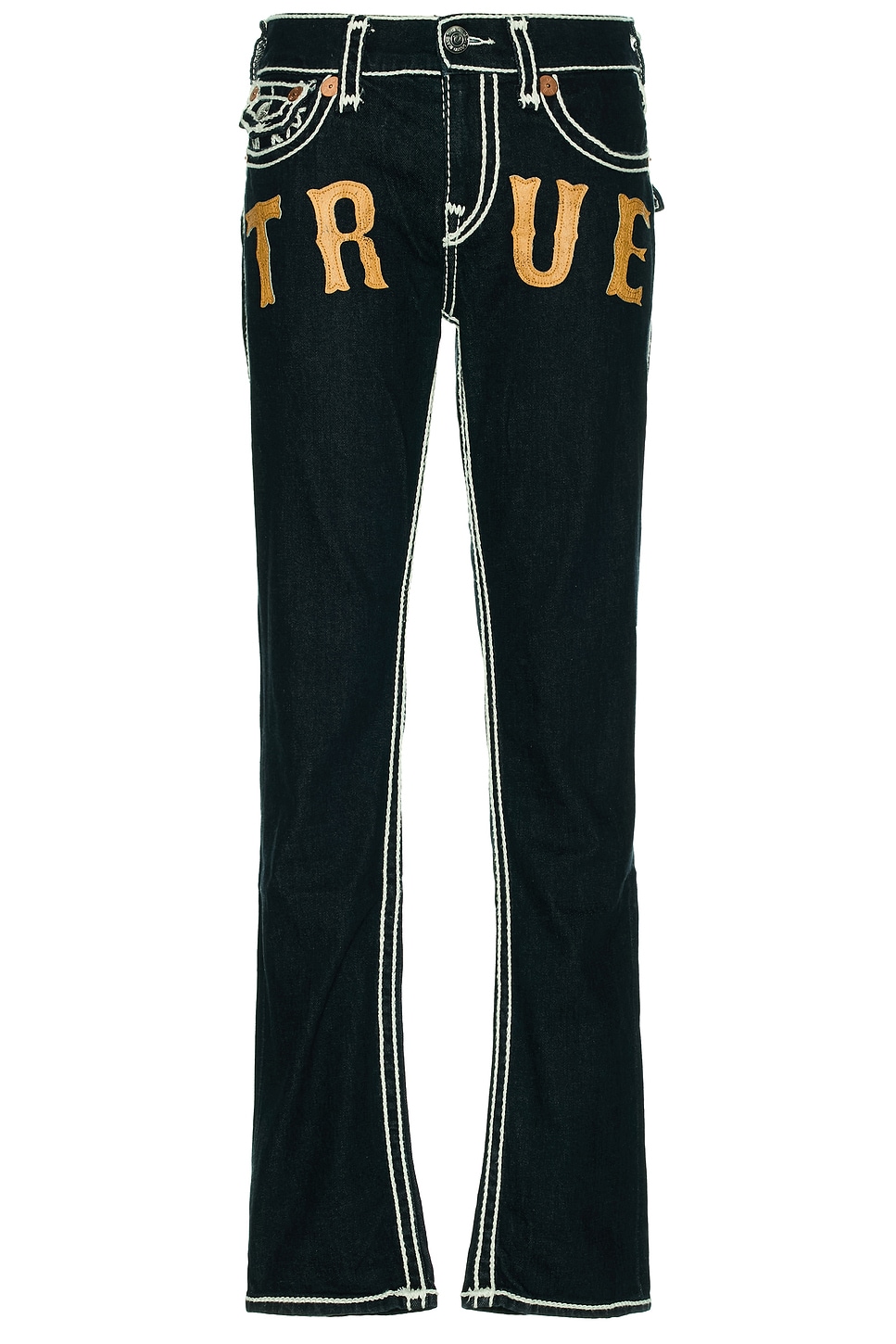Джинсы ricky flap с веревочным стежком в стиле вестерн True Religion, цвет rinse
Джинсы ricky flap с веревочным стежком в стиле вестерн True Religion, цвет rinse