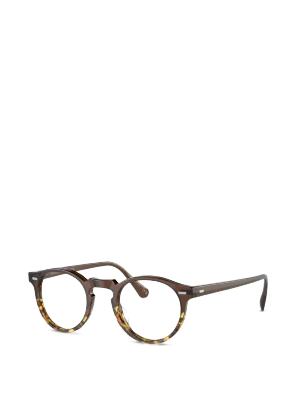 Округлые очки в оправе Gregory Peck Oliver Peoples, коричневый
Округлые очки в оправе Gregory Peck Oliver Peoples, коричневый