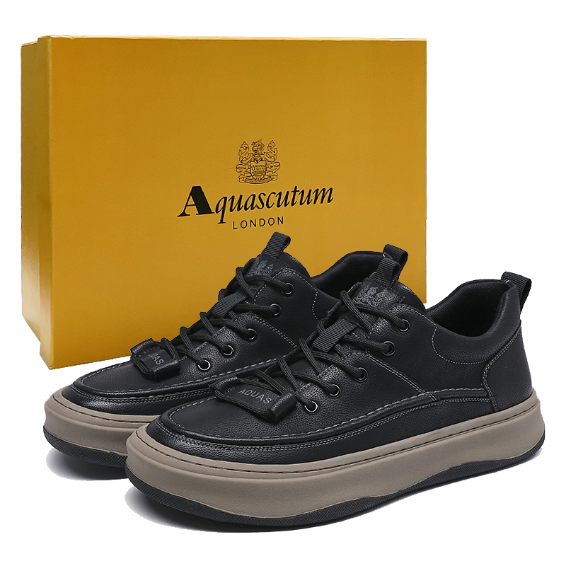 Нескользящие и износостойкие легкие низкие мужские кроссовки для скейтбординга AQUASCUTUM, Black
Нескользящие и износостойкие легкие низкие мужские кроссовки для скейтбординга AQUASCUTUM, Black