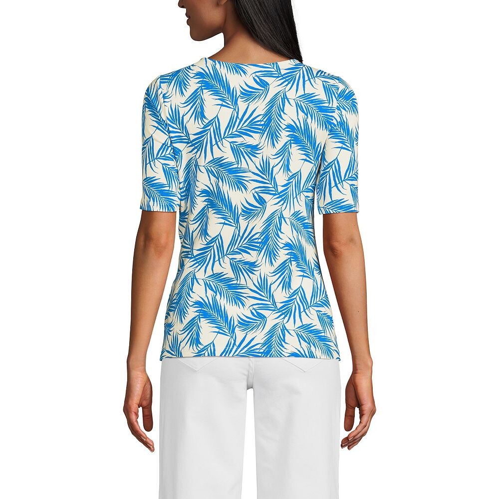 Женский легкий топ из джерси с завязкой спереди Land End Lands' End, цвет Ivory Blue Flowers
Женский легкий топ из джерси с завязкой спереди Land End Lands' End, цвет Ivory Blue Flowers