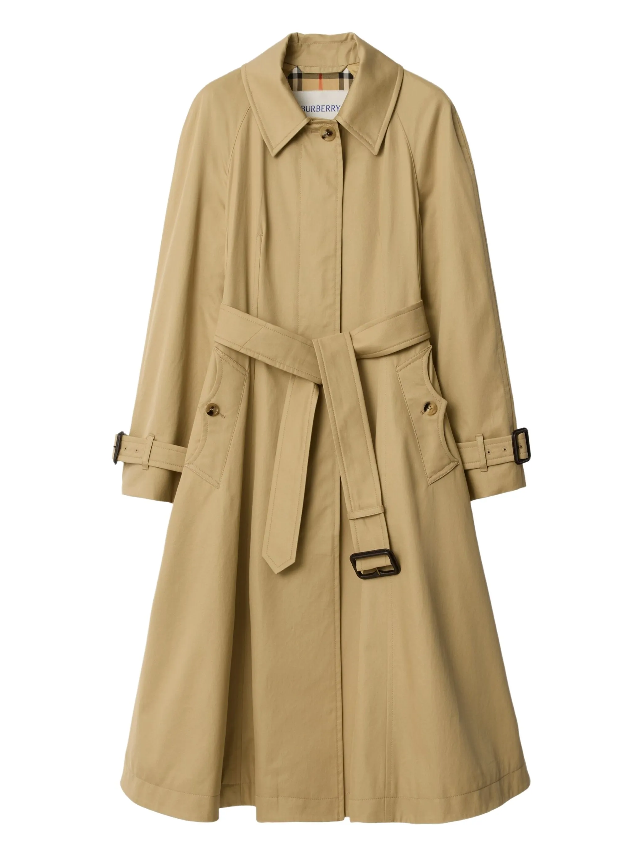 Пальто из габардина с поясом Burberry, нейтральный
Пальто из габардина с поясом Burberry, нейтральный