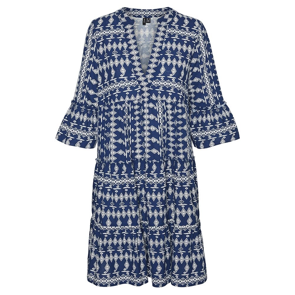 Платье Vero Moda Dicthe 3/4 Exp Short Sleeve Short, синий
Платье Vero Moda Dicthe 3/4 Exp Short Sleeve Short, синий