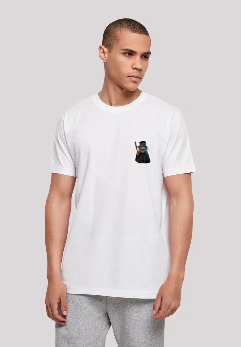 F4NT4STIC Футболка "Wizard Cat TEE UNISEX", принт, белый
F4NT4STIC Футболка "Wizard Cat TEE UNISEX", принт, белый