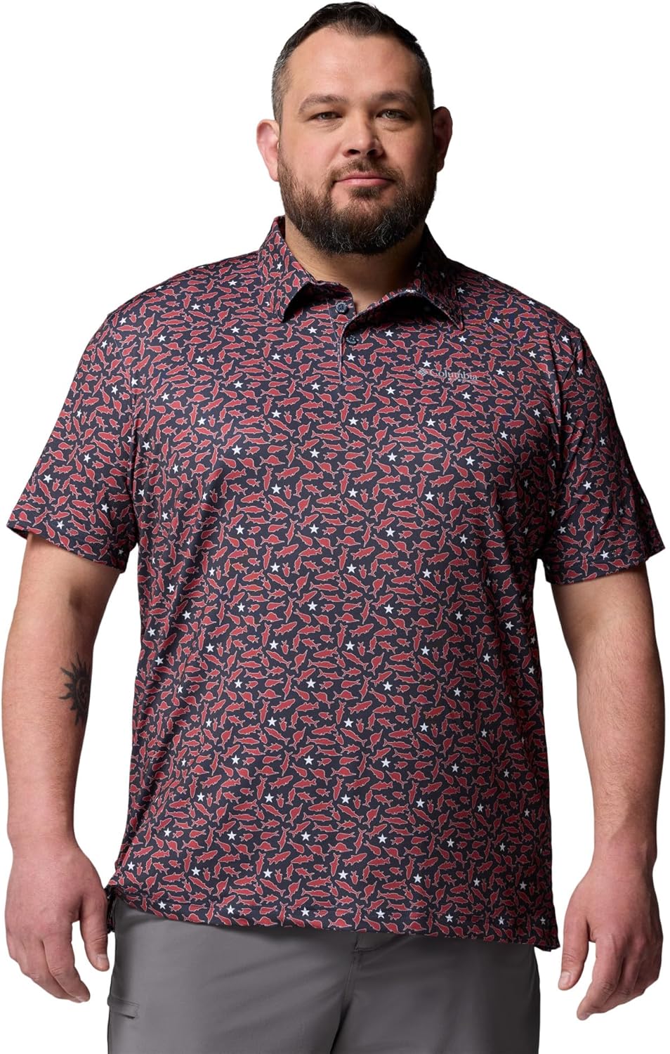 Columbia мужская футболка-поло Super Slack Tide II Stretch, Nocturnal Fish Nation
Columbia мужская футболка-поло Super Slack Tide II Stretch, Nocturnal Fish Nation