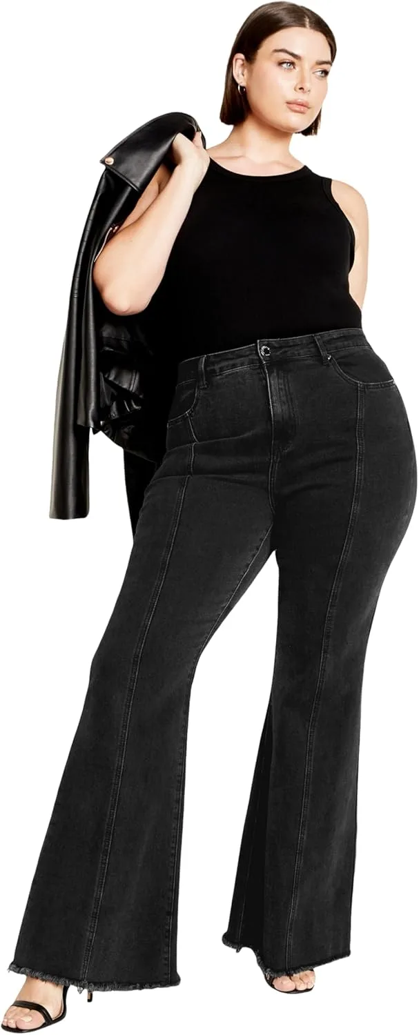 City Chic Женские джинсы Leah Flare
City Chic Женские джинсы Leah Flare