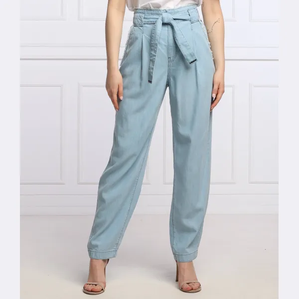 Брюки свободного кроя высокая талия Marc Cain, синий
Брюки свободного кроя высокая талия Marc Cain, синий