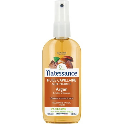 Натуральное разглаживающее аргановое масло для волос 160 мл Natessance
Натуральное разглаживающее аргановое масло для волос 160 мл Natessance