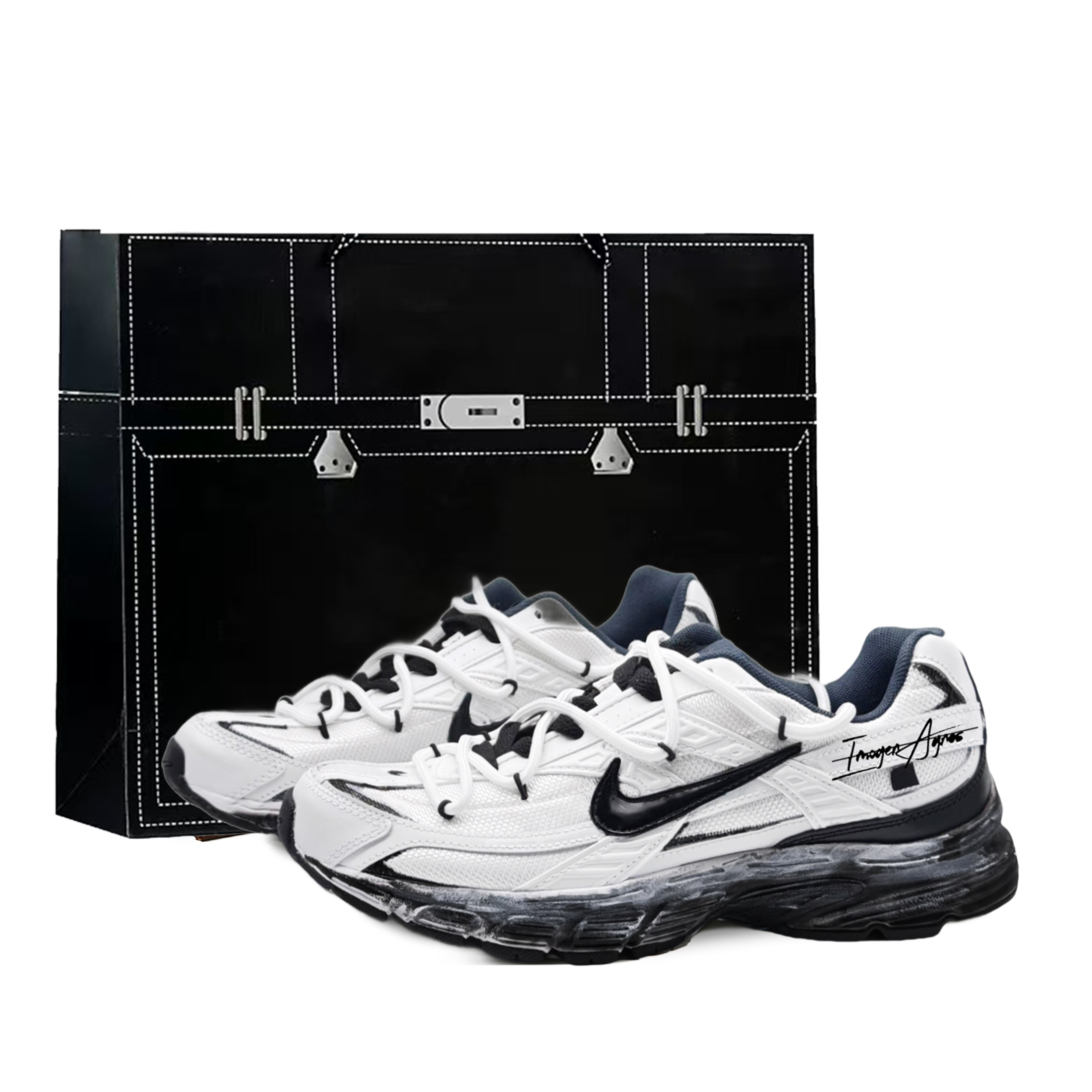 Nike Initiator Low top Casual городские кроссовки для комьютинга и бега Unisex Black White Gray
Nike Initiator Low top Casual городские кроссовки для комьютинга и бега Unisex Black White Gray