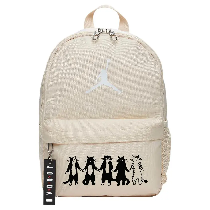 Jordan Полиэстеровый рюкзак унисекс жемчужно-белый, Kitten Friendship
Jordan Полиэстеровый рюкзак унисекс жемчужно-белый, Kitten Friendship