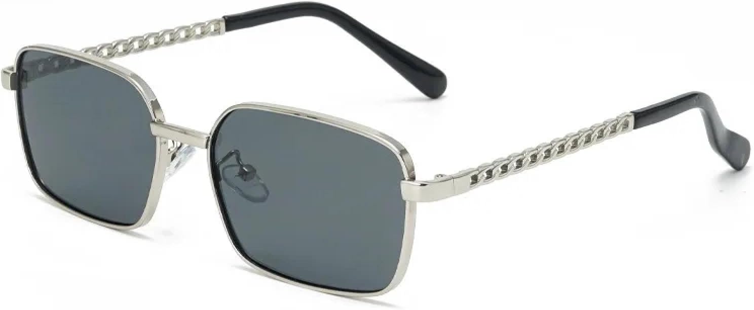 Винтажные прямоугольные солнцезащитные очки для женщин, металлическая оправа, прозрачные линзы, защита от УФ-излучения UV400, модные очки унисекс TKKTLLT, Silver-black
Винтажные прямоугольные солнцезащитные очки для женщин, металлическая оправа, прозрачные линзы, защита от УФ-излучения UV400, модные очки унисекс TKKTLLT, Silver-black