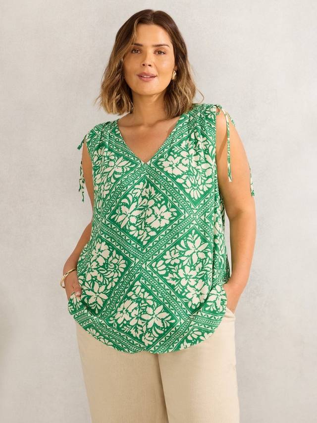 Топ с принтом банданы и завязками Curve Live Unlimited, Green
Топ с принтом банданы и завязками Curve Live Unlimited, Green