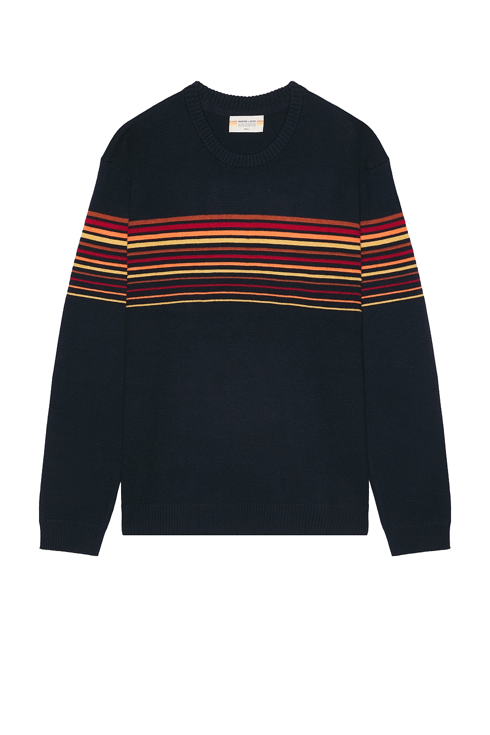 Полосатый свитер томпсона Marine Layer, цвет sky captain
Полосатый свитер томпсона Marine Layer, цвет sky captain