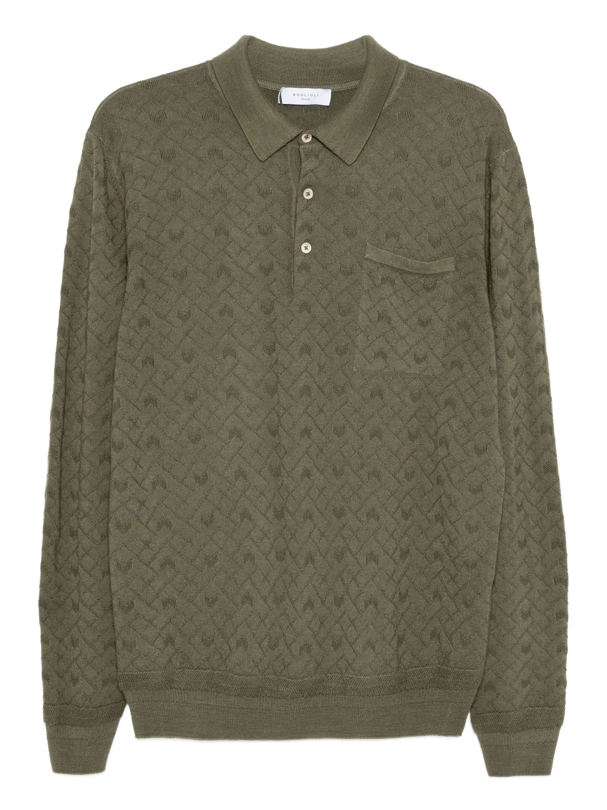 Шерстяная рубашка поло Boglioli, зеленый
Шерстяная рубашка поло Boglioli, зеленый