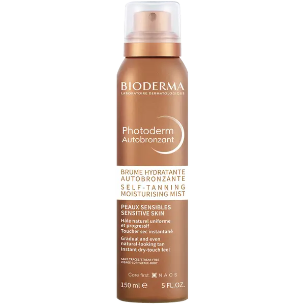 Увлажняющий спрей-автозагар, 150 мл Bioderma Photoderm autobronzant
Увлажняющий спрей-автозагар, 150 мл Bioderma Photoderm autobronzant