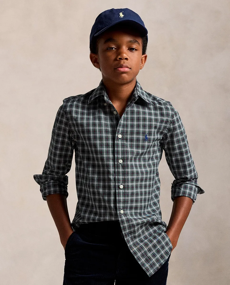 Детская хлопковая рубашка с принтом Polo Ralph Lauren, мультиколор
Детская хлопковая рубашка с принтом Polo Ralph Lauren, мультиколор