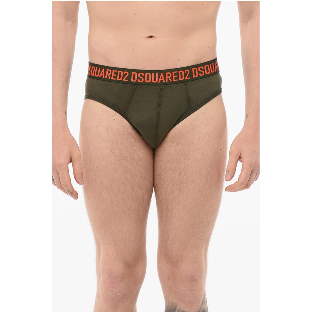 Хлопковые трусы с логотипом на поясе Dsquared2, зеленый
Хлопковые трусы с логотипом на поясе Dsquared2, зеленый