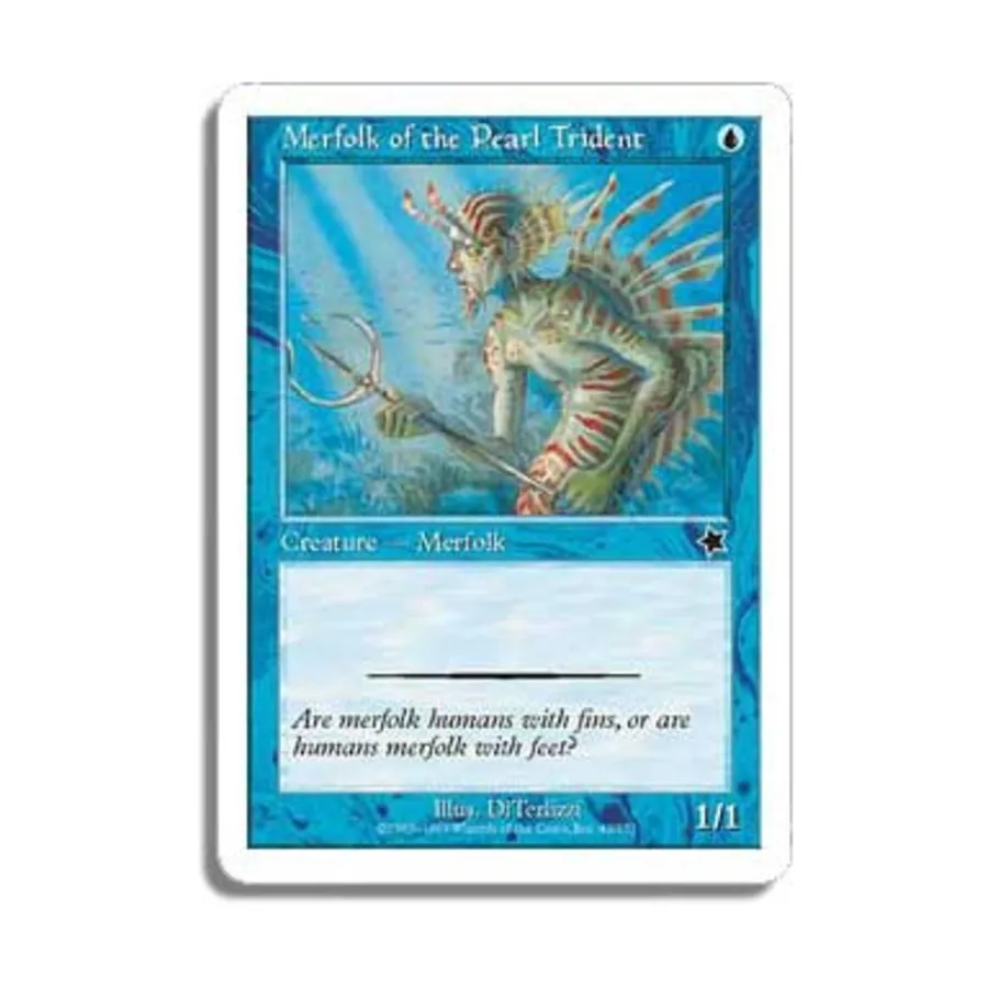 CCG Мерфолк Жемчужного Трезубца (клавиша C), MTG - Starter Series (1999)
CCG Мерфолк Жемчужного Трезубца (клавиша C), MTG - Starter Series (1999)