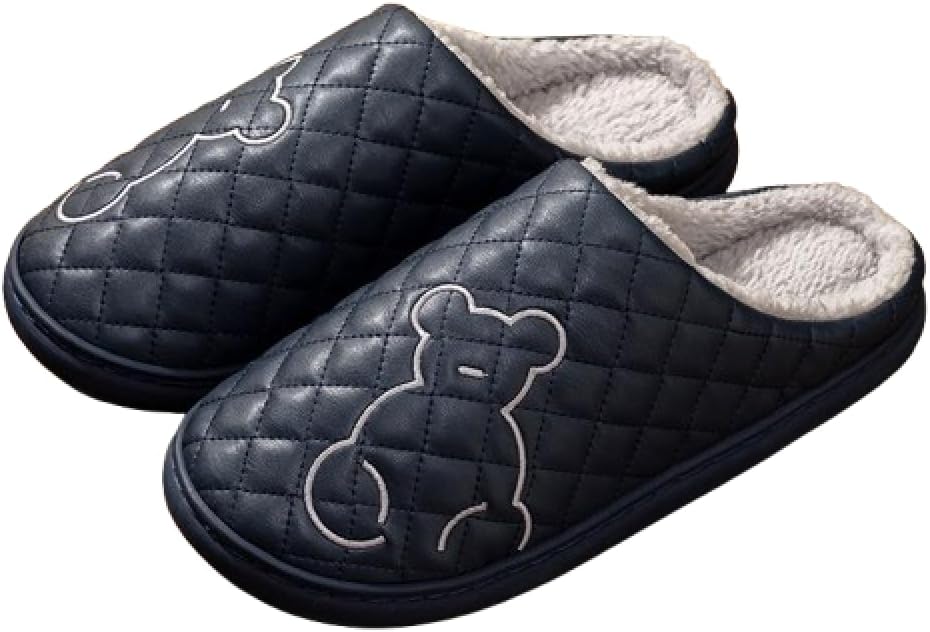 Мужские домашние тапочки Premium Comfort из кожи с медведем и стразами, мягкие, теплые, пушистые, с противоскользящей подошвой Generic, синий
Мужские домашние тапочки Premium Comfort из кожи с медведем и стразами, мягкие, теплые, пушистые, с противоскользящей подошвой Generic, синий