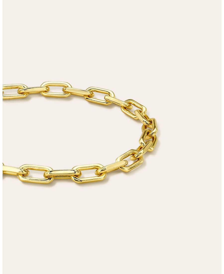 Браслет с крупными открытыми звеньями Zoe Lev, Yellow gold vermeil
Браслет с крупными открытыми звеньями Zoe Lev, Yellow gold vermeil