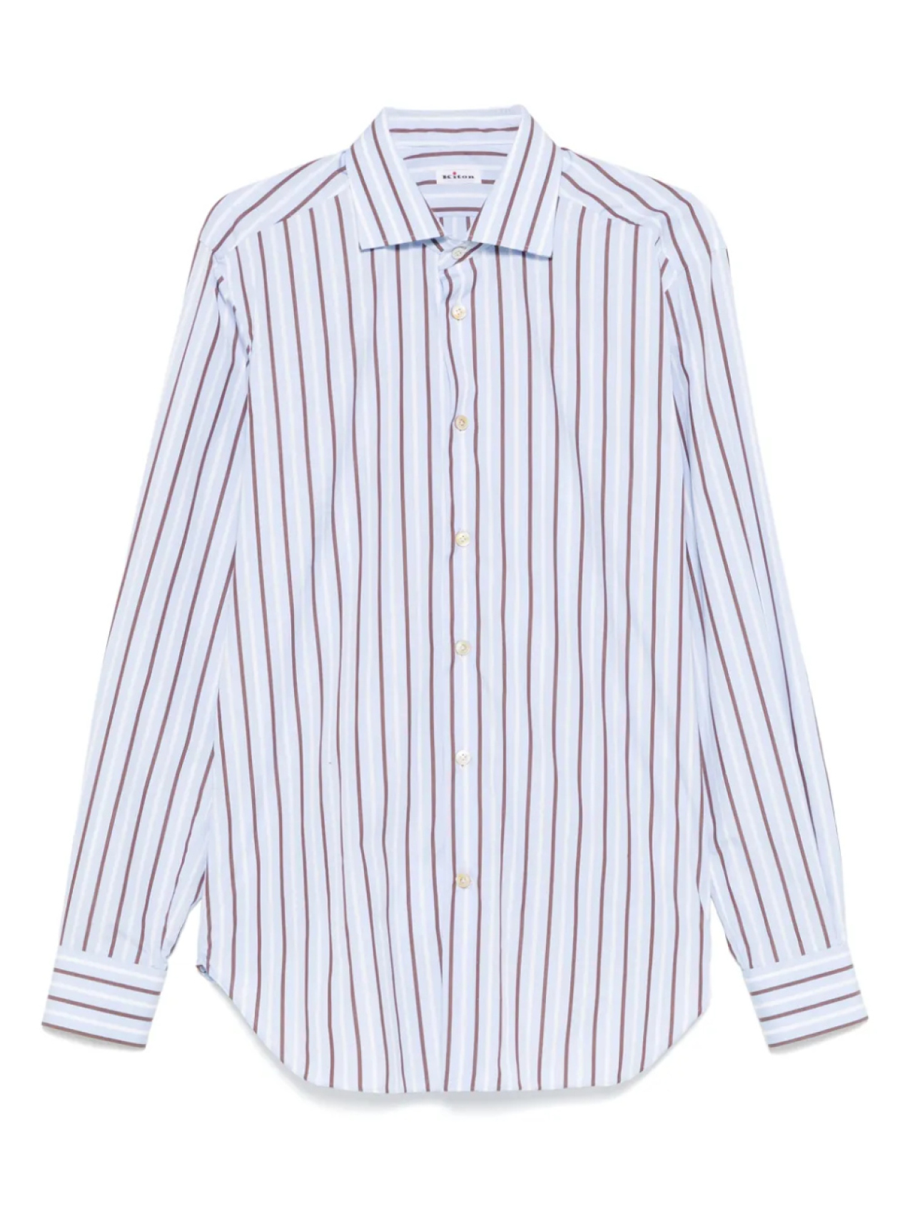 Полосатая рубашка Kiton, синий
Полосатая рубашка Kiton, синий