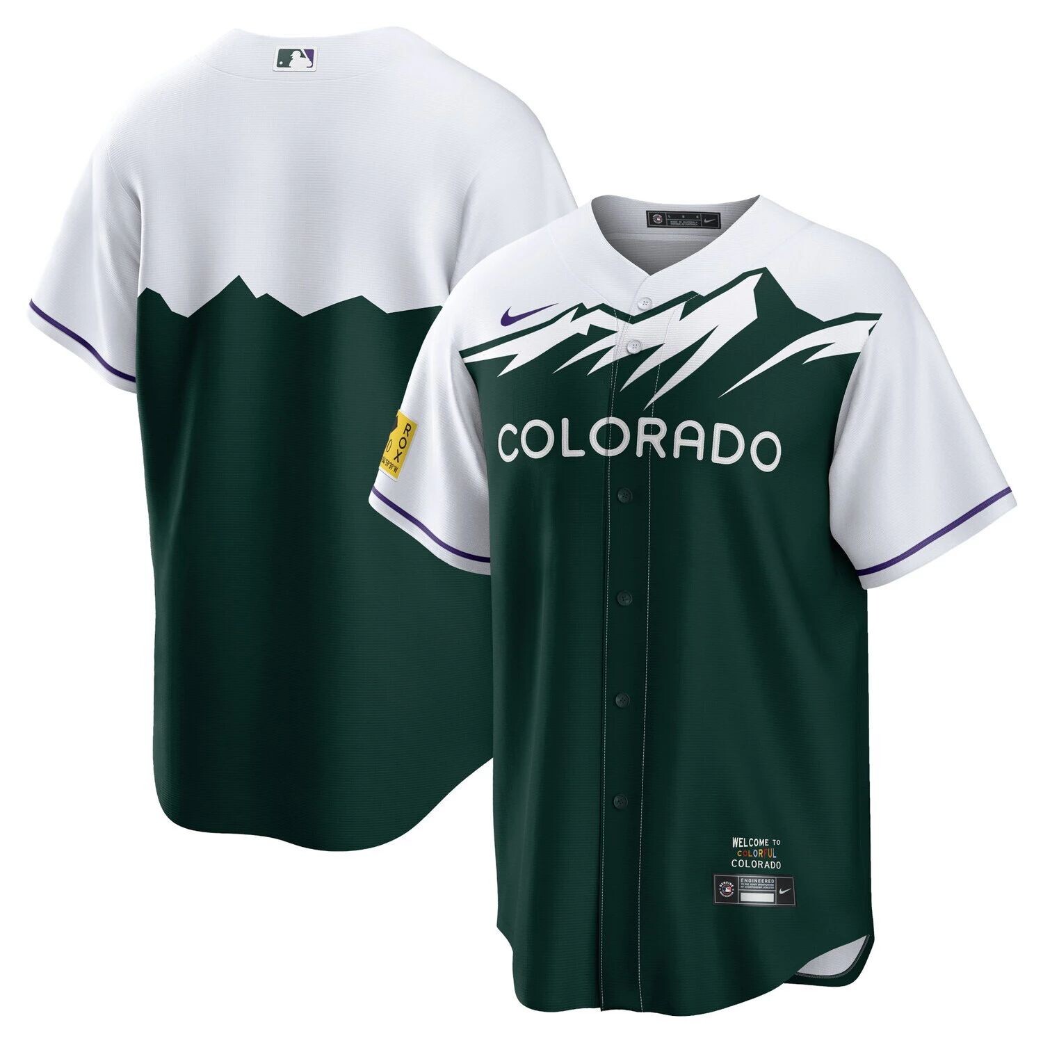 Мужская зеленая майка Colorado Rockies City Connect Replica Team Nike, Зеленый, Мужская зеленая майка Colorado Rockies City Connect Replica Team Nike
Мужская зеленая майка Colorado Rockies City Connect Replica Team Nike, Зеленый, Мужская зеленая майка Colorado Rockies City Connect Replica Team Nike