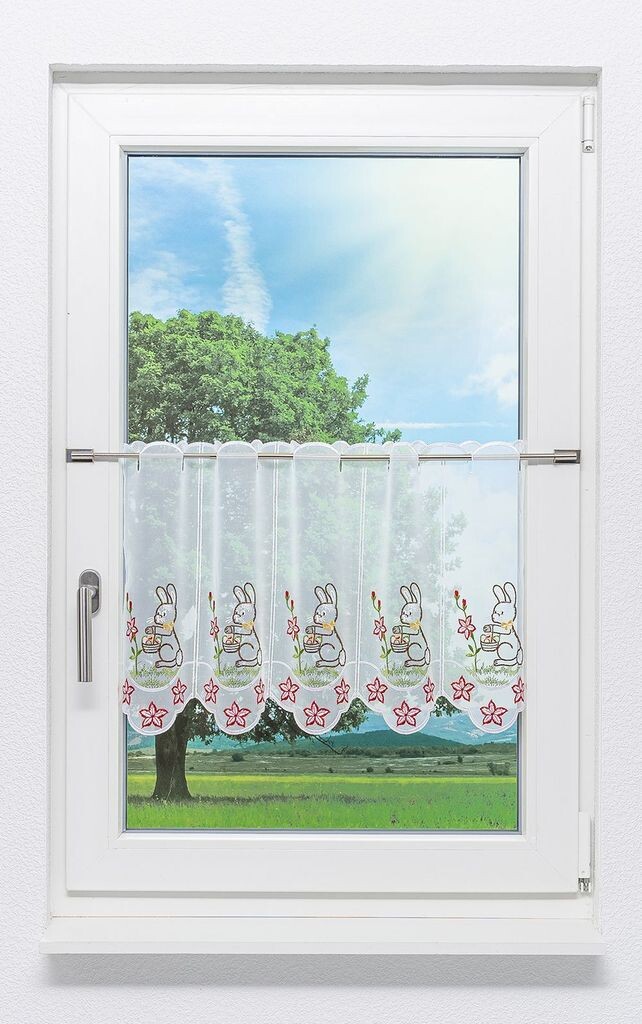 Панельная штора от Plauener Spitze - Пасхальный кролик (Ш х В) 246см*40см красный/многоцветный
Панельная штора от Plauener Spitze - Пасхальный кролик (Ш х В) 246см*40см красный/многоцветный