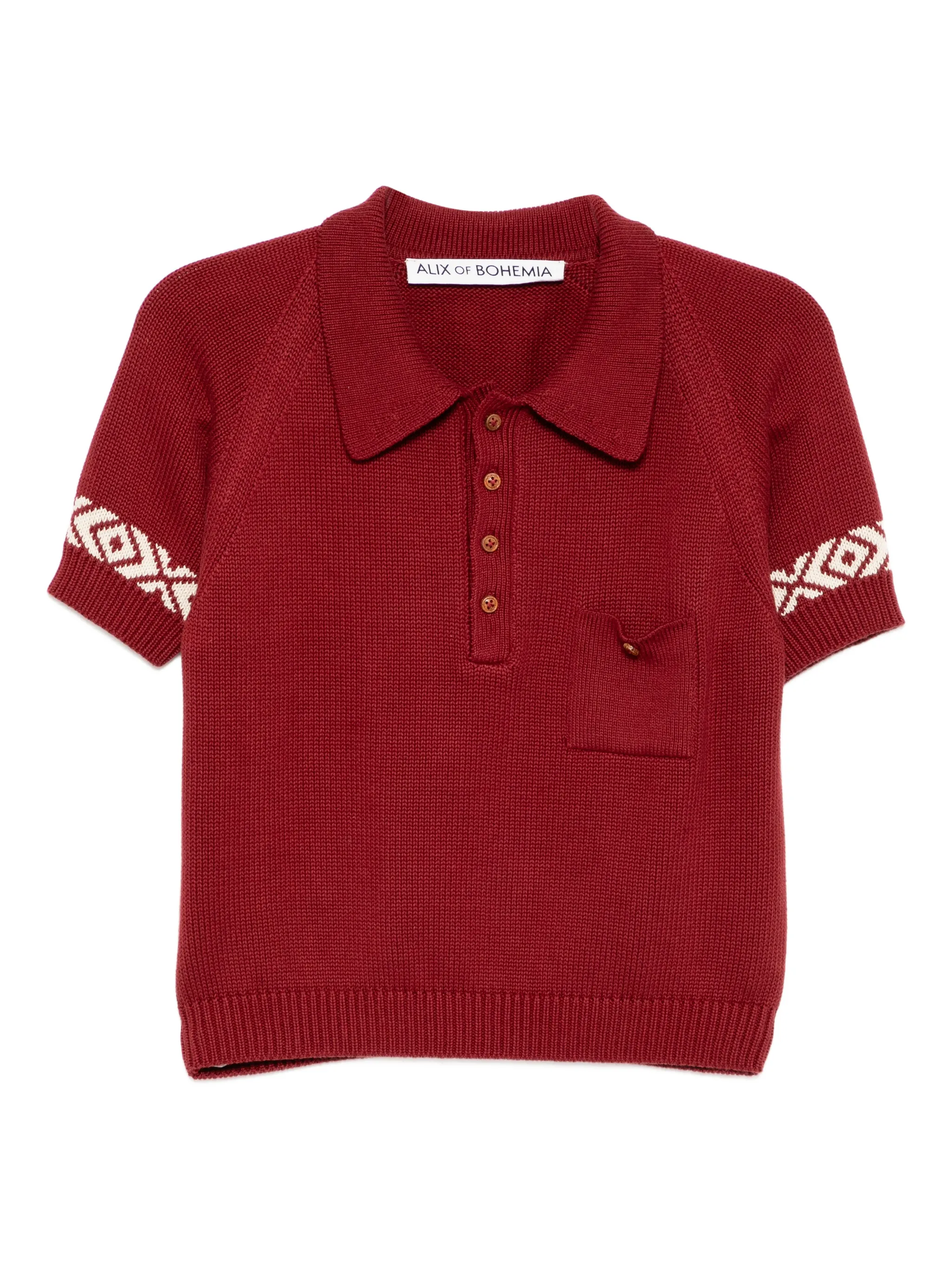 Рубашка поло Alix Of Bohemia, красный
Рубашка поло Alix Of Bohemia, красный