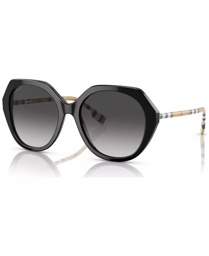 Женские солнцезащитные очки с низкой посадкой на переносице Burberry, черный
Женские солнцезащитные очки с низкой посадкой на переносице Burberry, черный