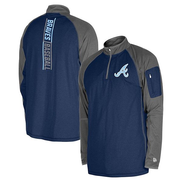 Мужская футболка Atlanta Braves с V-образным вырезом на молнии New Era
Мужская футболка Atlanta Braves с V-образным вырезом на молнии New Era