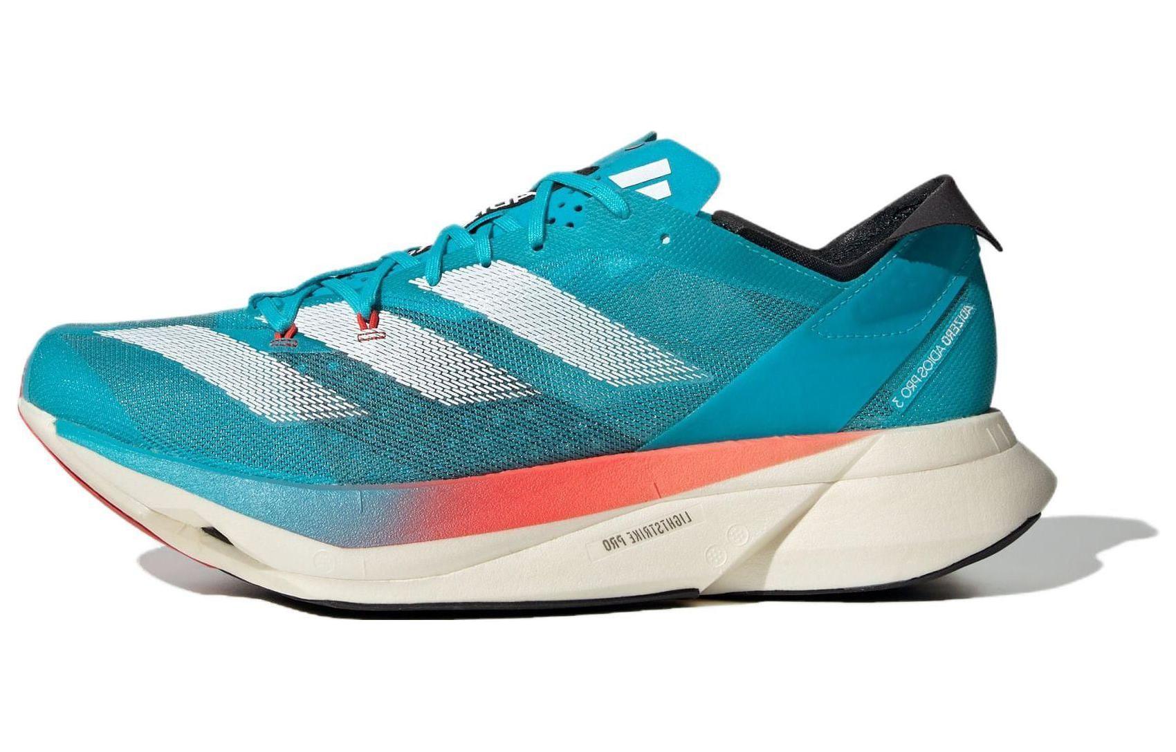 Adidas Адидас Адизеро Адиос Про 3 Люсид Сайан — сине-белые, цвет Blue White 
Adidas Адидас Адизеро Адиос Про 3 Люсид Сайан — сине-белые, цвет Blue White