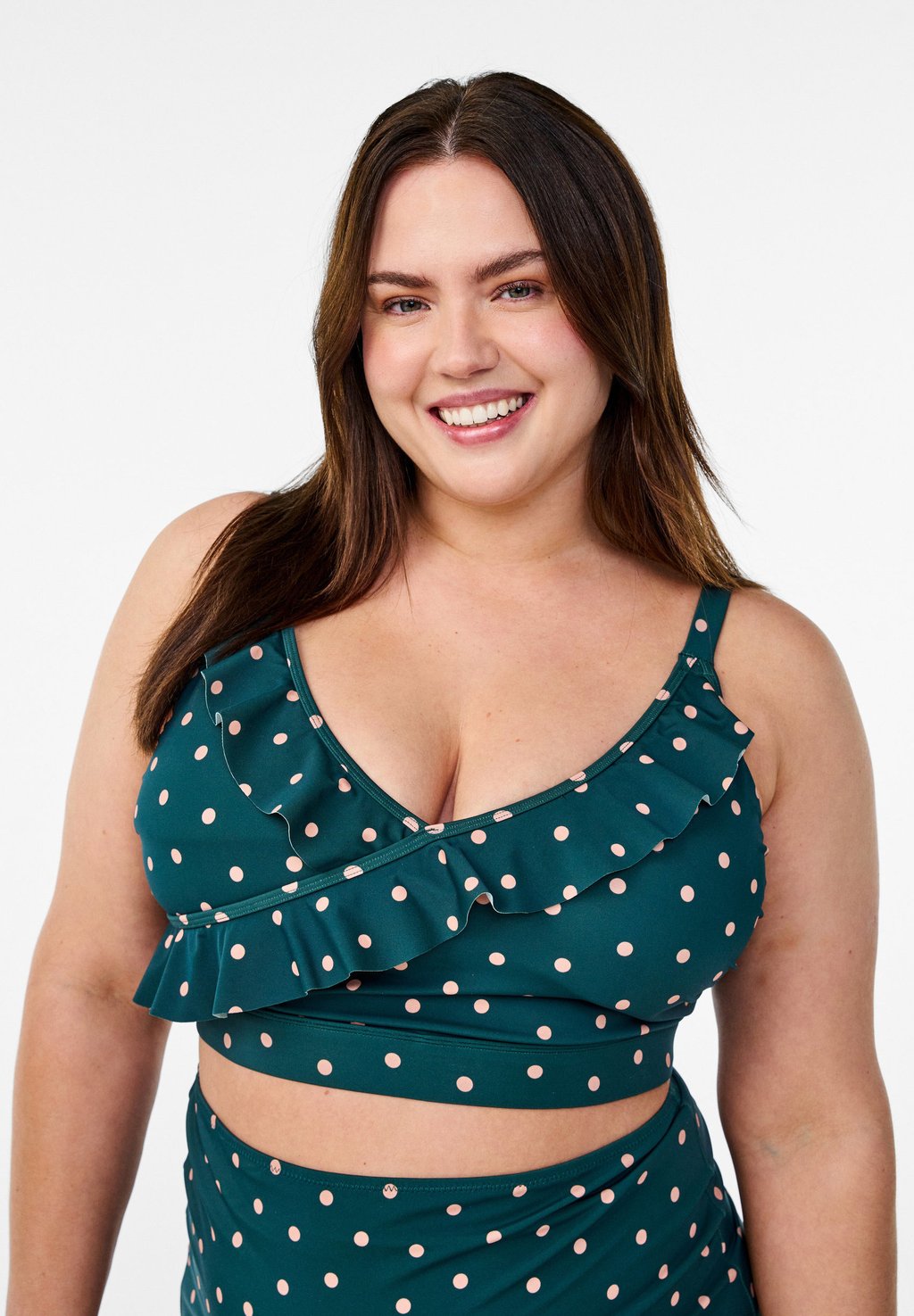 Верх бикини Zizzi, темно-зеленый
Верх бикини Zizzi, темно-зеленый