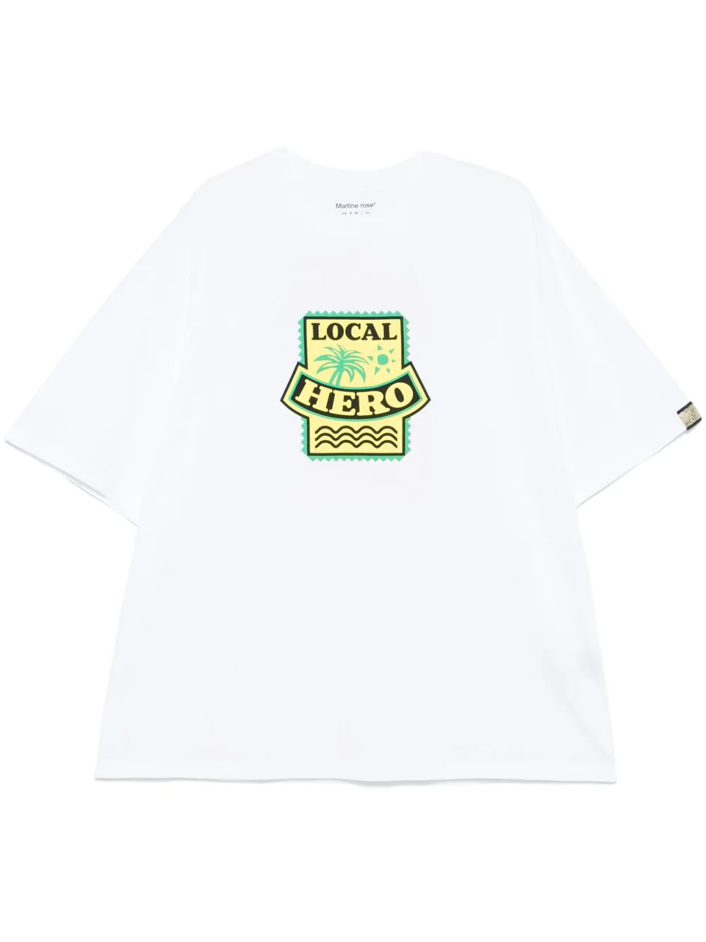 Футболка с круглым вырезом Martine Rose, белый
Футболка с круглым вырезом Martine Rose, белый