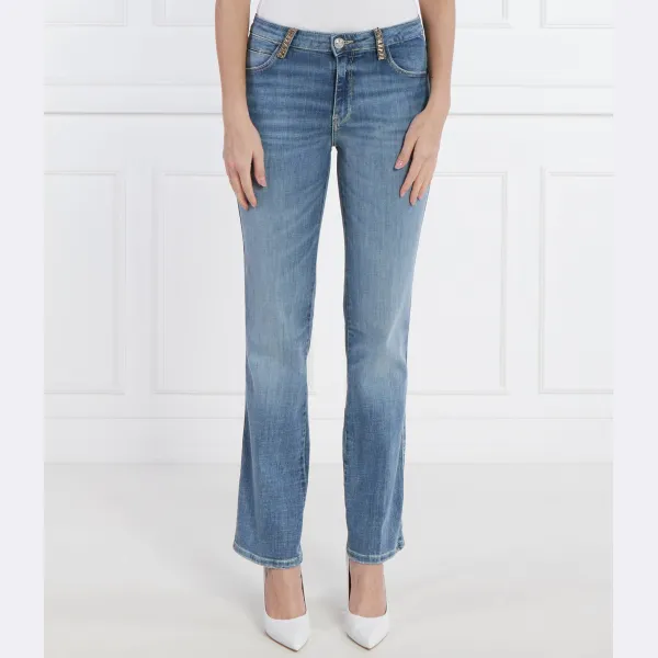 Джинсы прямого кроя середина рассмеялась Guess, синий
Джинсы прямого кроя середина рассмеялась Guess, синий