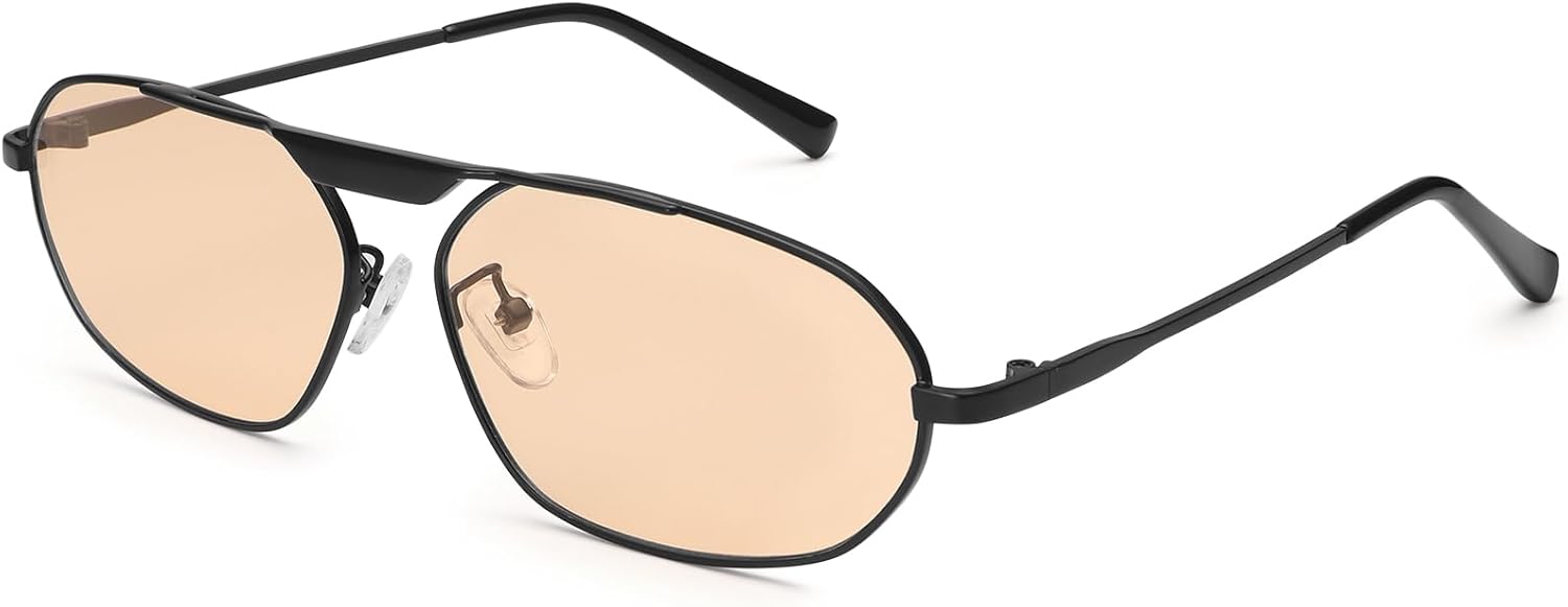 Модные овальные солнцезащитные очки Dollger для женщин и мужчин в стиле ретро, маленькая овальная оправа-авиатор, металлические дизайнерские очки в стиле 90-х, Black Frame Orange Lens
Модные овальные солнцезащитные очки Dollger для женщин и мужчин в стиле ретро, маленькая овальная оправа-авиатор, металлические дизайнерские очки в стиле 90-х, Black Frame Orange Lens