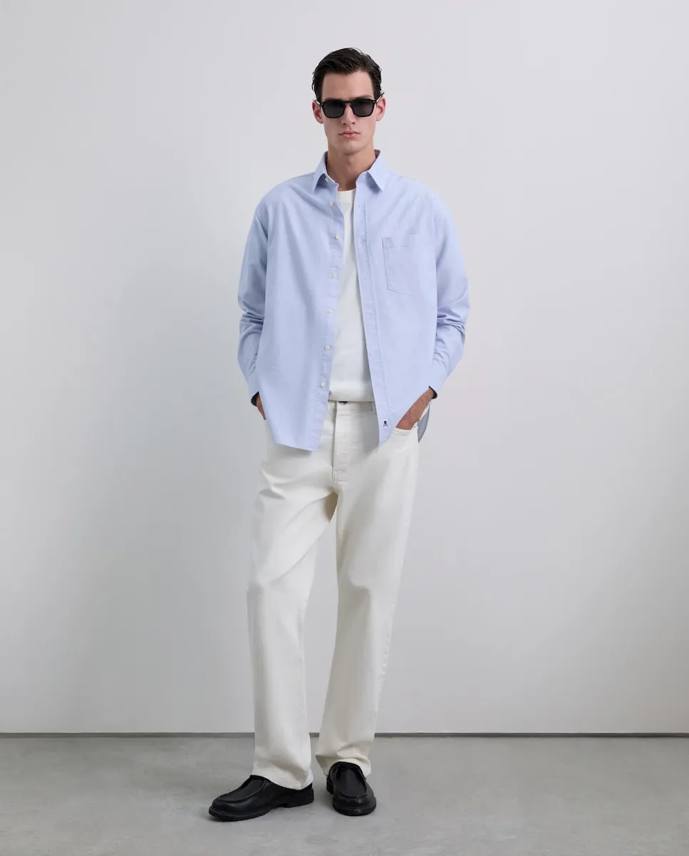 Мужская хлопковая рубашка с нагрудным карманом Scalpers, синий
Мужская хлопковая рубашка с нагрудным карманом Scalpers, синий