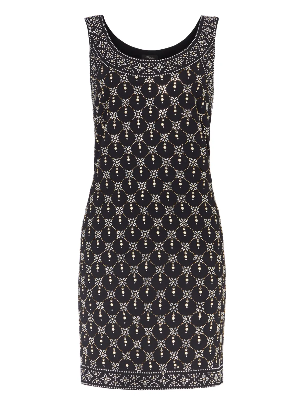 Украшенное мини-платье с геометрическим узором Temperley London, черный
Украшенное мини-платье с геометрическим узором Temperley London, черный
