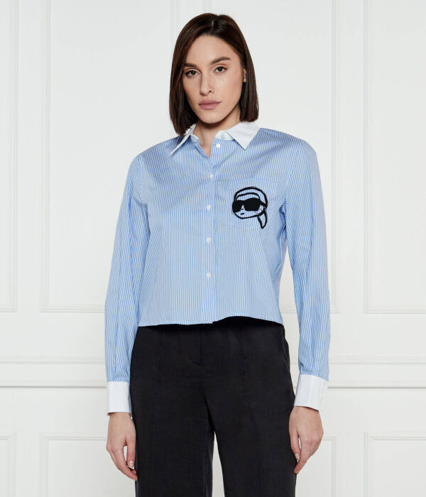 Футболка с иконой Cropped fit Karl Lagerfeld, синий
Футболка с иконой Cropped fit Karl Lagerfeld, синий