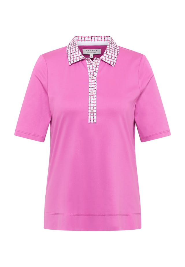 Рубашка-Поло из джерси стандартный крой Eterna, пурпурный
Рубашка-Поло из джерси стандартный крой Eterna, пурпурный