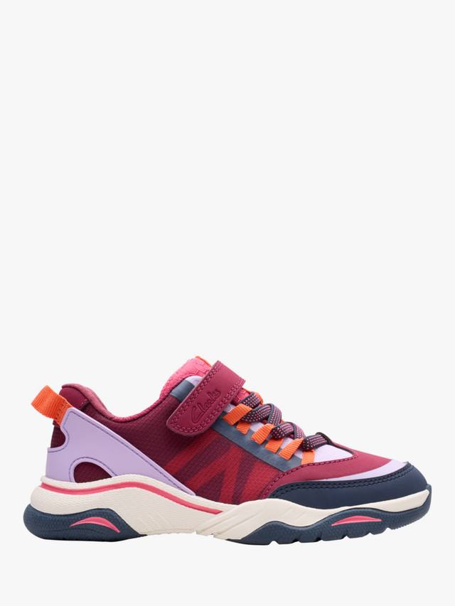 Детские кроссовки Feather Track K Clarks, Berry Combi
Детские кроссовки Feather Track K Clarks, Berry Combi