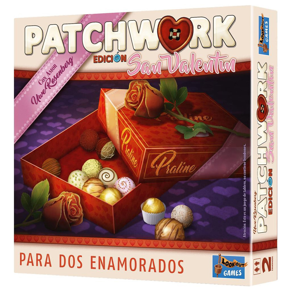 Настольная игра Lookout Games Patchwork: San Valentin (Spanish Edition)
Настольная игра Lookout Games Patchwork: San Valentin (Spanish Edition)