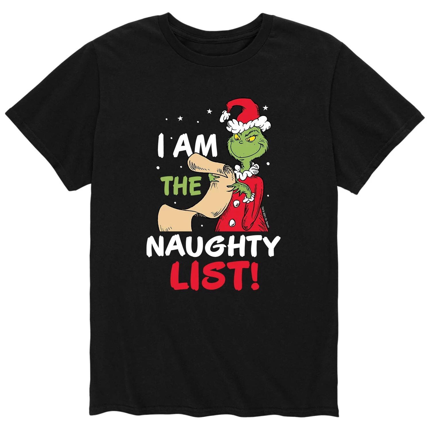 Мужская футболка Доктор Сьюз Гринч "I Am The Naughty List" Licensed Character
Мужская футболка Доктор Сьюз Гринч "I Am The Naughty List" Licensed Character