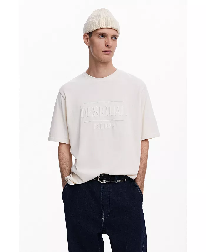 Мужская футболка Desigual, коричневый/бежевый
Мужская футболка Desigual, коричневый/бежевый