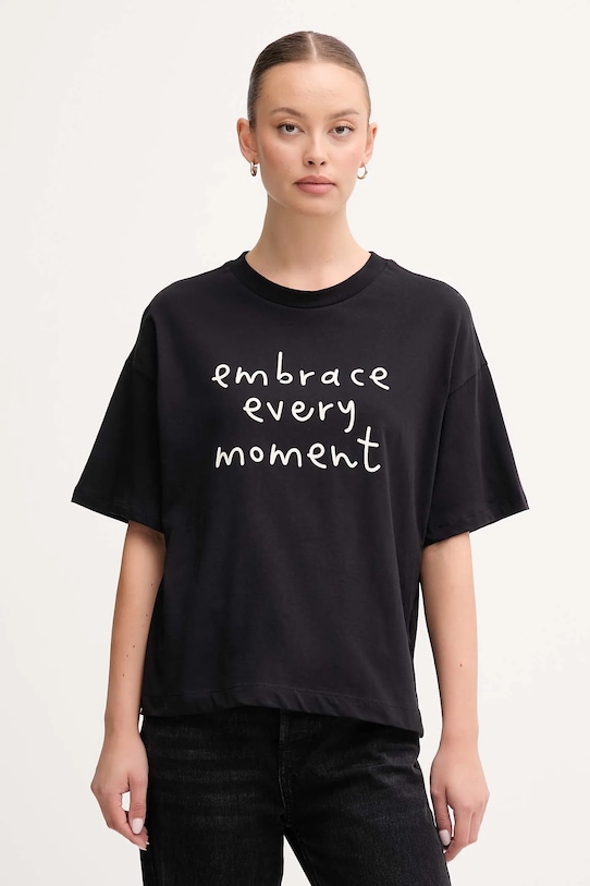 Хлопковая футболка United Colors Of Benetton, черный
Хлопковая футболка United Colors Of Benetton, черный