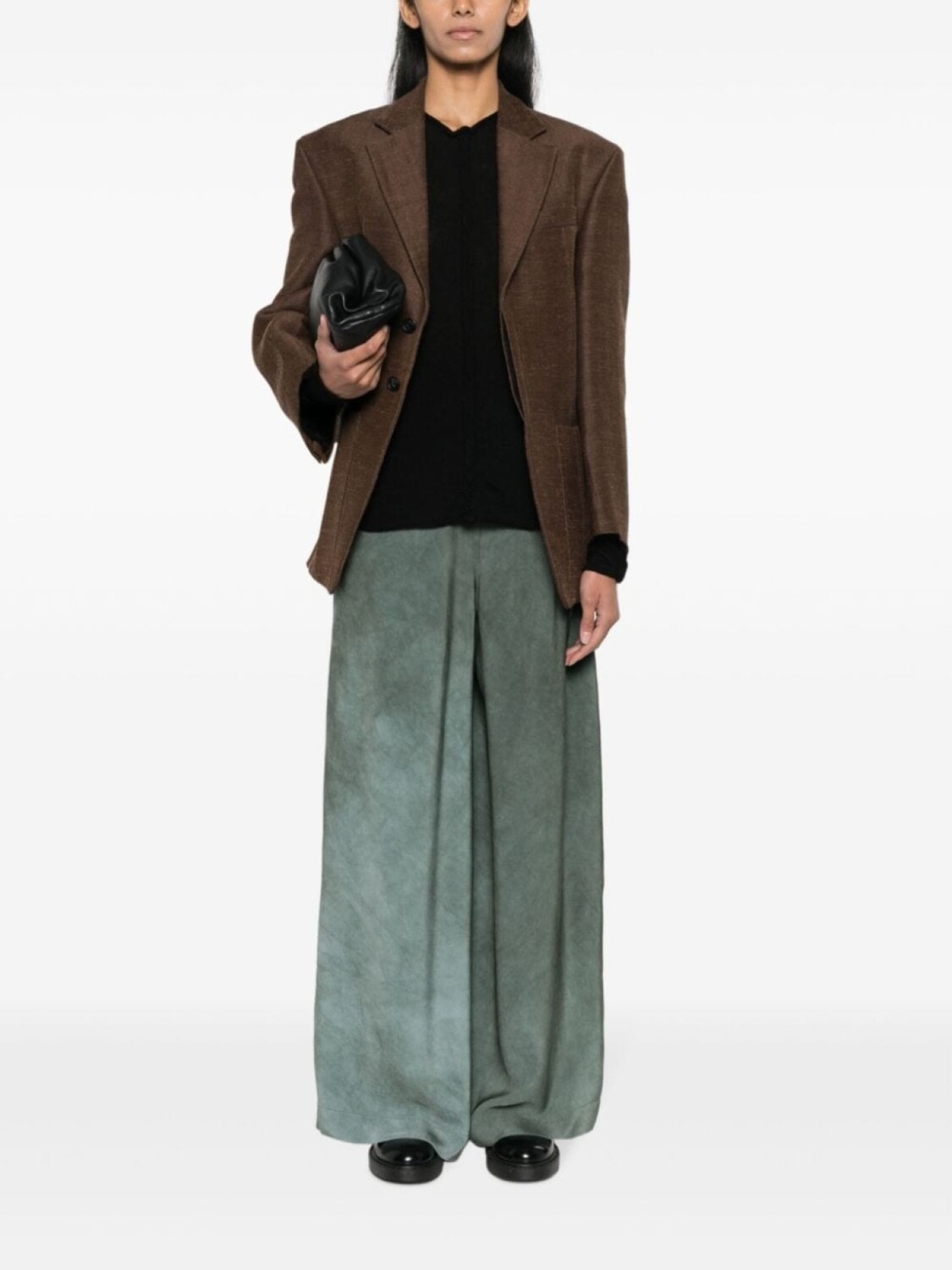 Uma Wang кашемировый джемпер, черный
Uma Wang кашемировый джемпер, черный