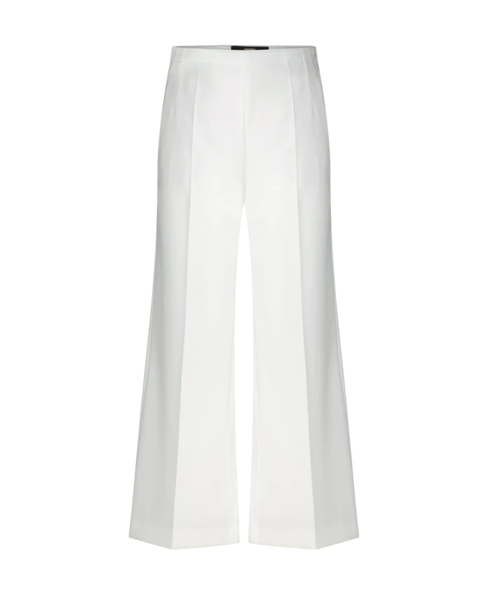 Элегантные брюки с высокой талией и широкими штанинами Windsor, белый
Элегантные брюки с высокой талией и широкими штанинами Windsor, белый