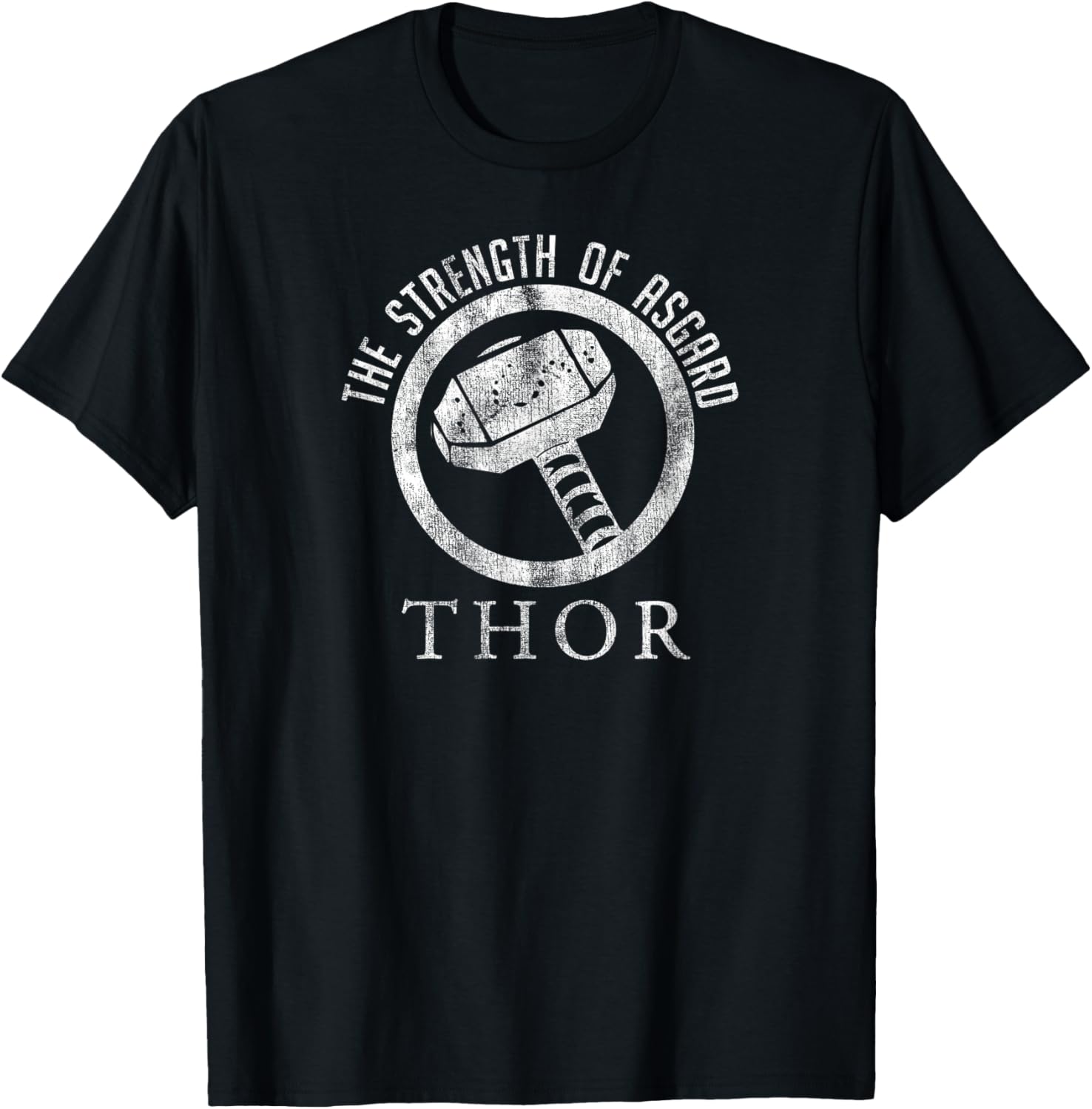 Футболка Marvel Thor Asgard Strength Hammer Stamp, черная
Футболка Marvel Thor Asgard Strength Hammer Stamp, черная