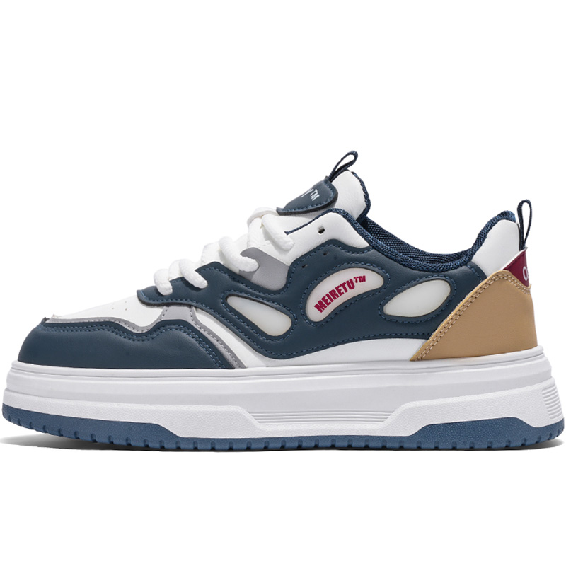 Meiretu Износостойкие сбалансированные легкие низкие скейтерские кроссовки мужские бело-голубые, цвет White Blue
Meiretu Износостойкие сбалансированные легкие низкие скейтерские кроссовки мужские бело-голубые, цвет White Blue