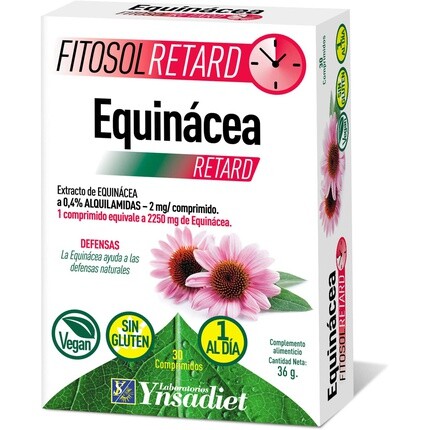 Ynsadit Equinacea Fitosol Retard 30 Comp Ynsadiet
Ynsadit Equinacea Fitosol Retard 30 Comp Ynsadiet