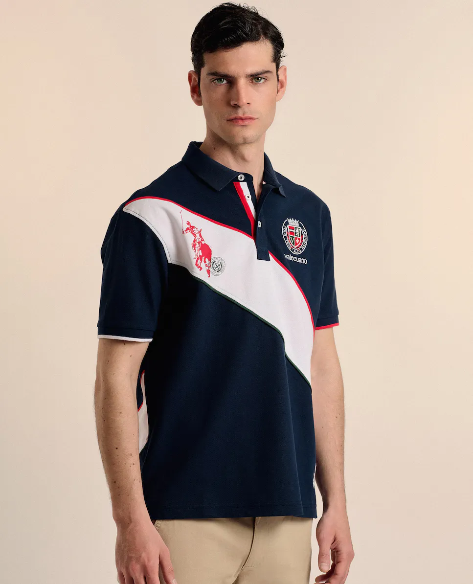 Классическая мужская поло из пике с коротким рукавом Valecuatro, темно-синий
Классическая мужская поло из пике с коротким рукавом Valecuatro, темно-синий